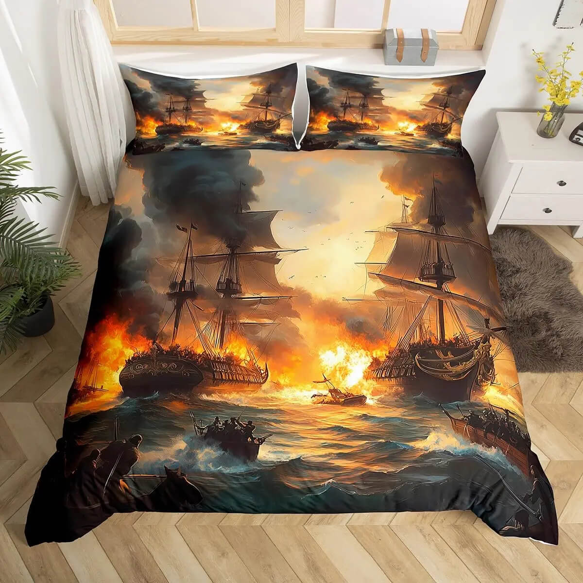 nautical bedding theme bedroom