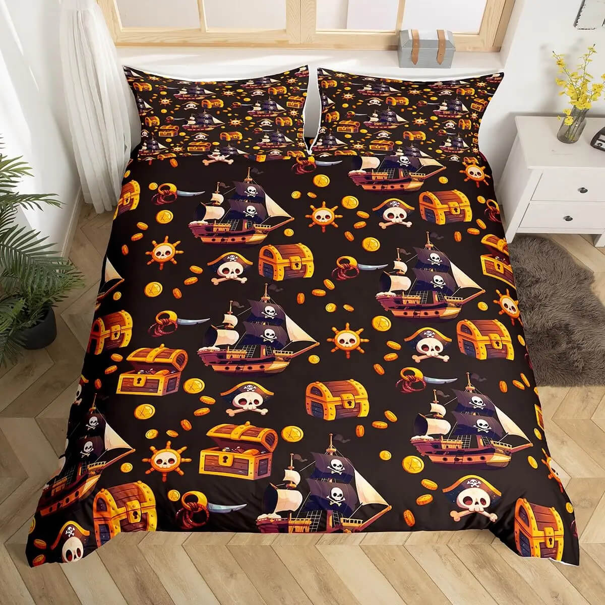 pirate doona cover unique style