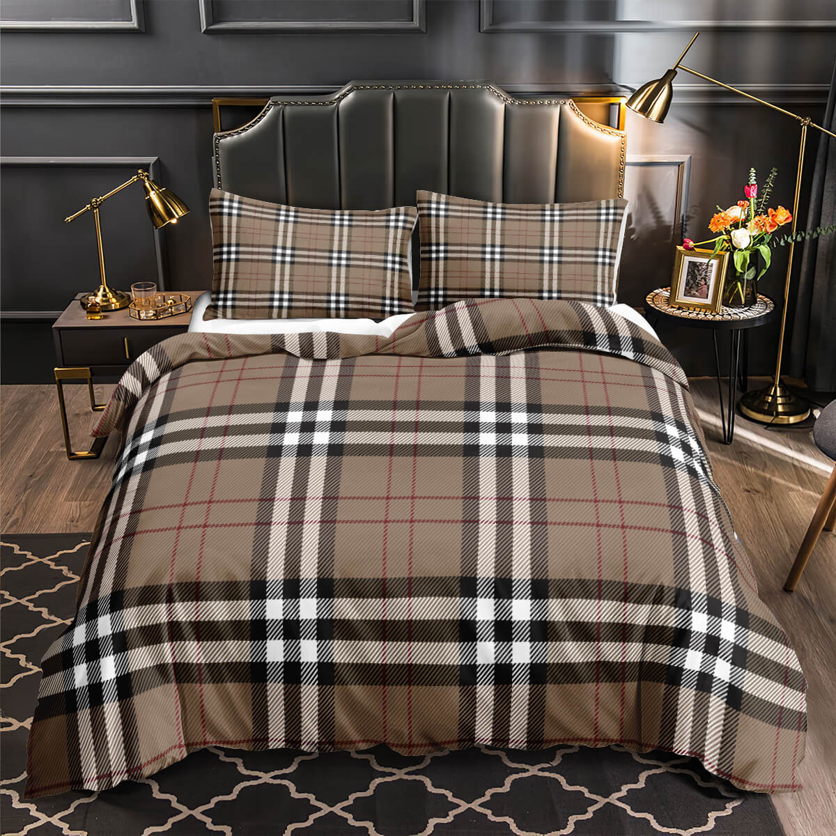 Classic plaid home décor