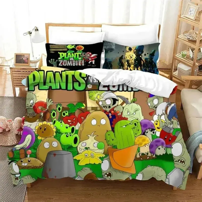 Plants Vs Zombie Duvet Cover