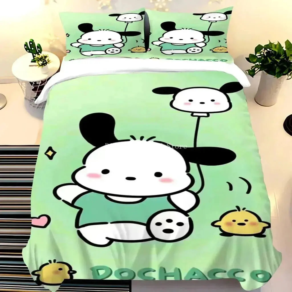 Pochacco Sanrio Cartoon Doona Cover