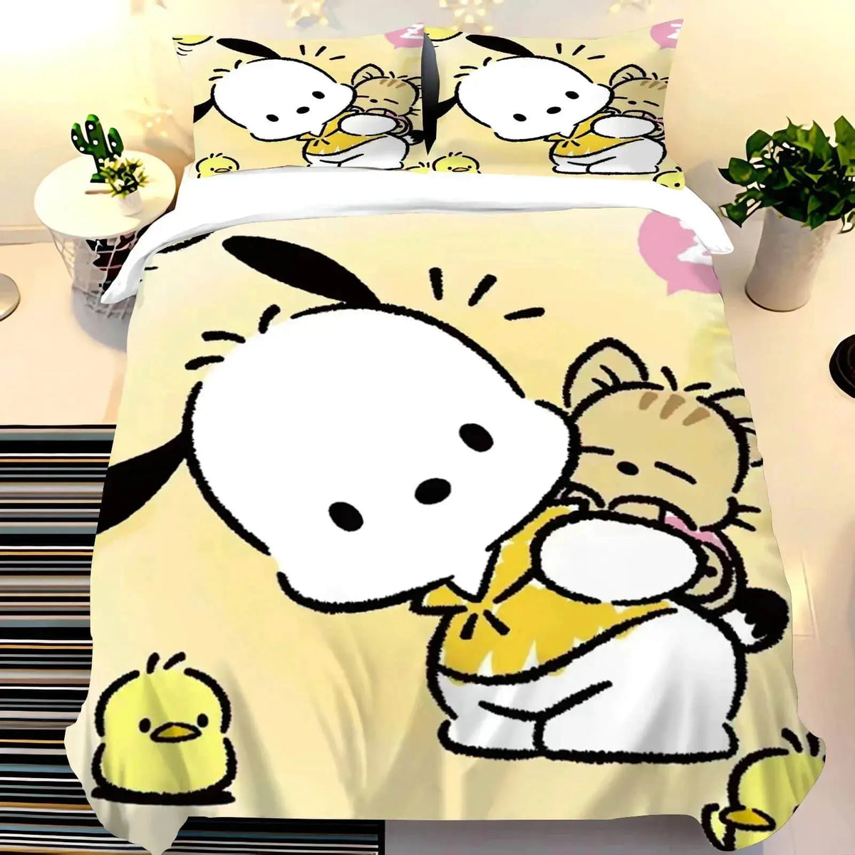 Pochacco Sanrio Cartoon Quilt Cover