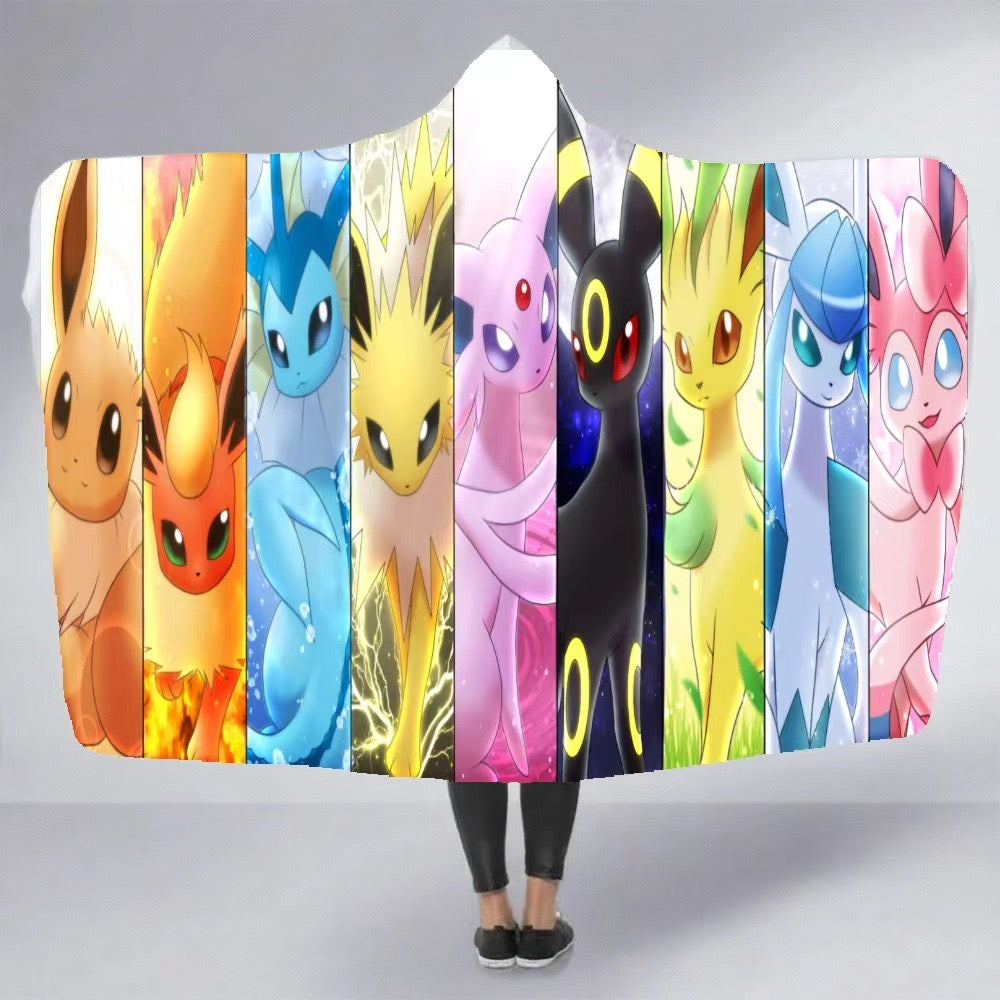 Pokémon Anime Hooded Blanket for children