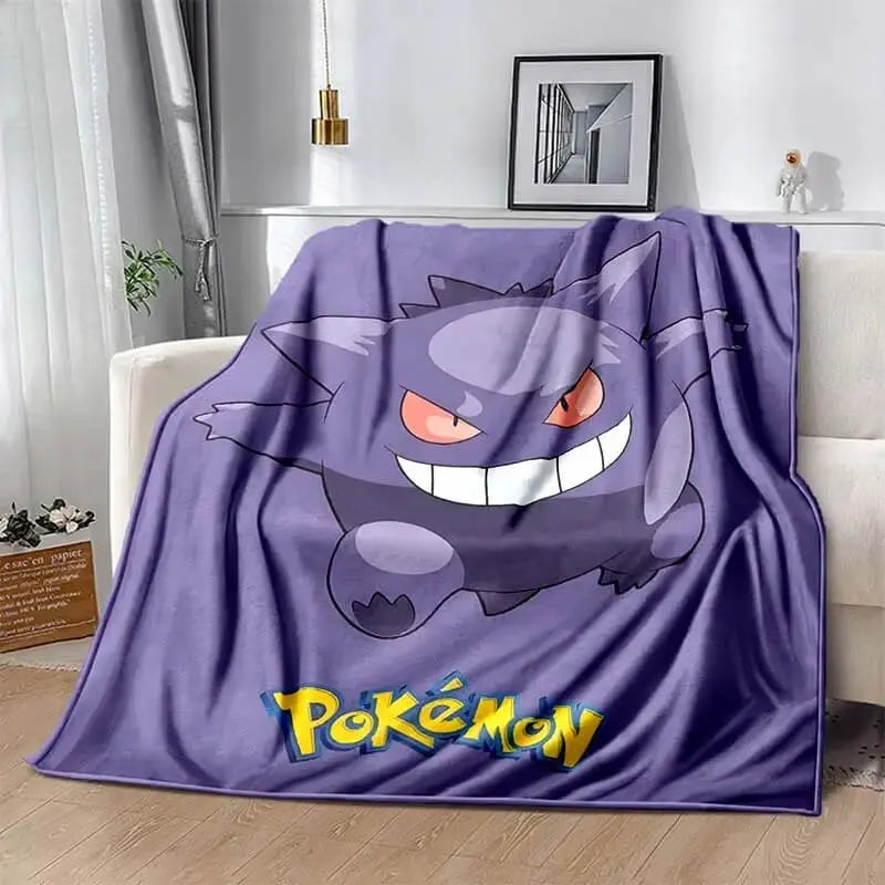 Pokemon Gengar Throw Blanket