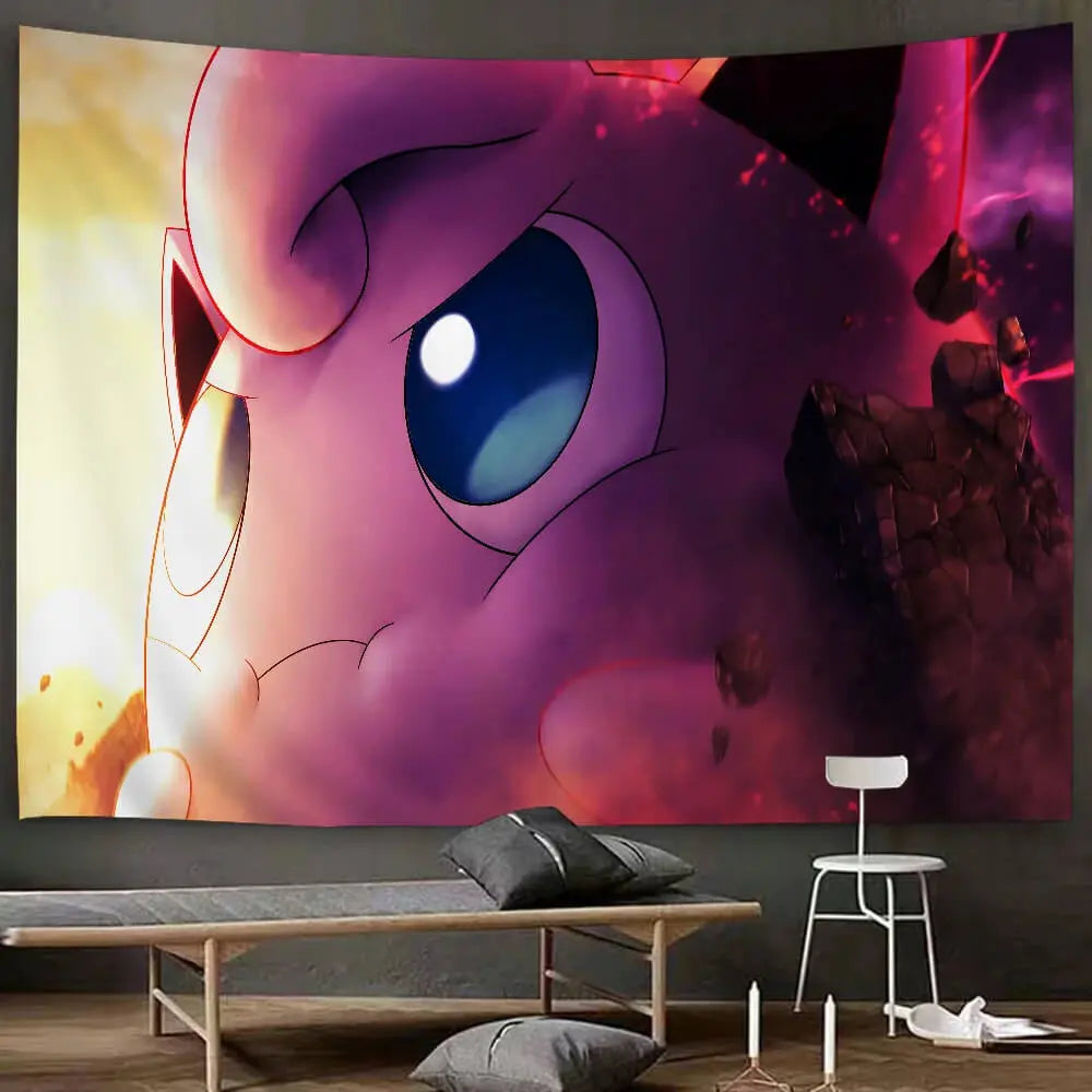 Pokemon Jigglypuff Wall Banner