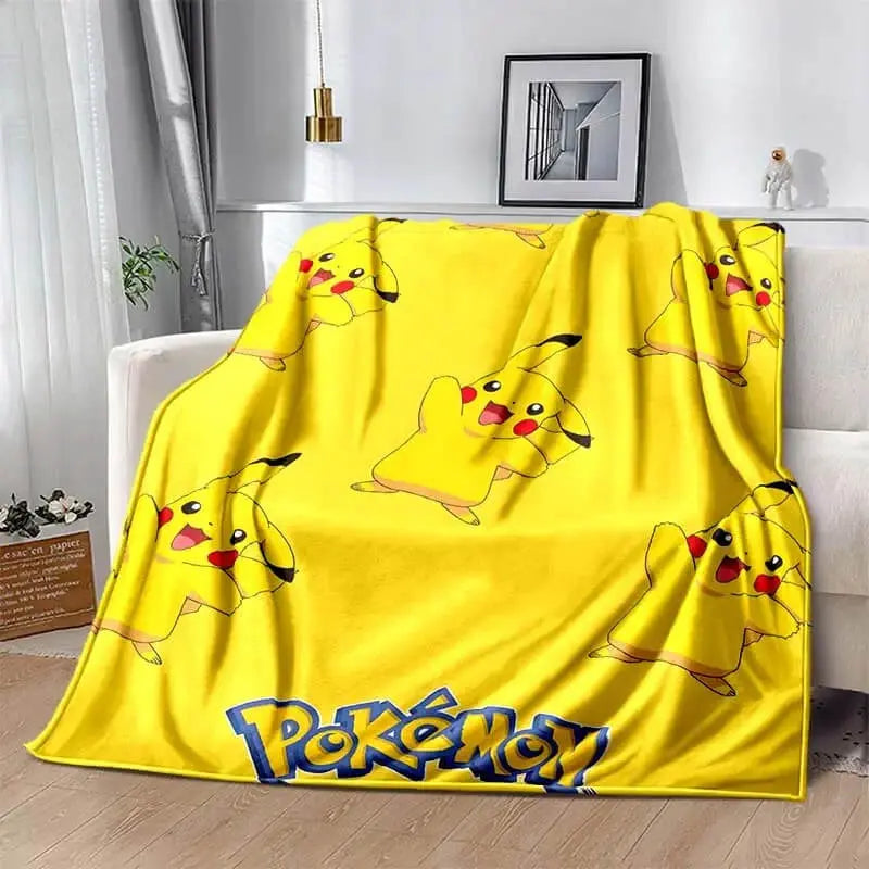 Pokemon Pikachu Throw Blanket