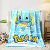 Pokemon Squirtle Throw Blanket