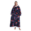 Poodle Long Hoodie Blanket