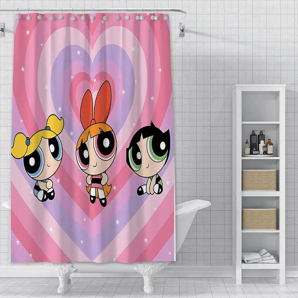 Powerpuff Girls Shower Curtain