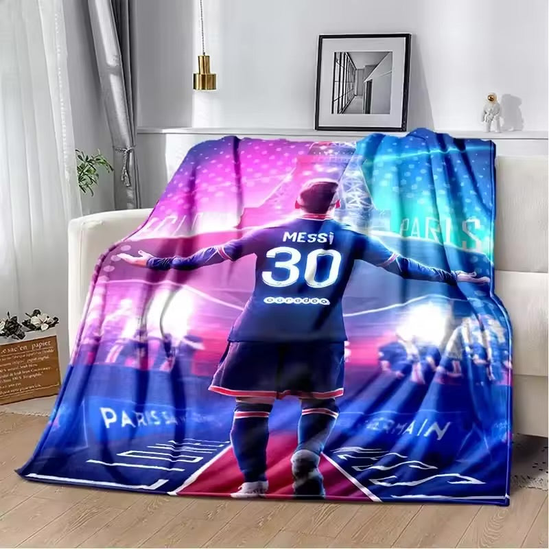 Premium soccer blanket