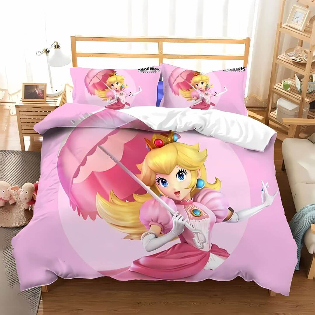 Princess Peach Duvet Cover