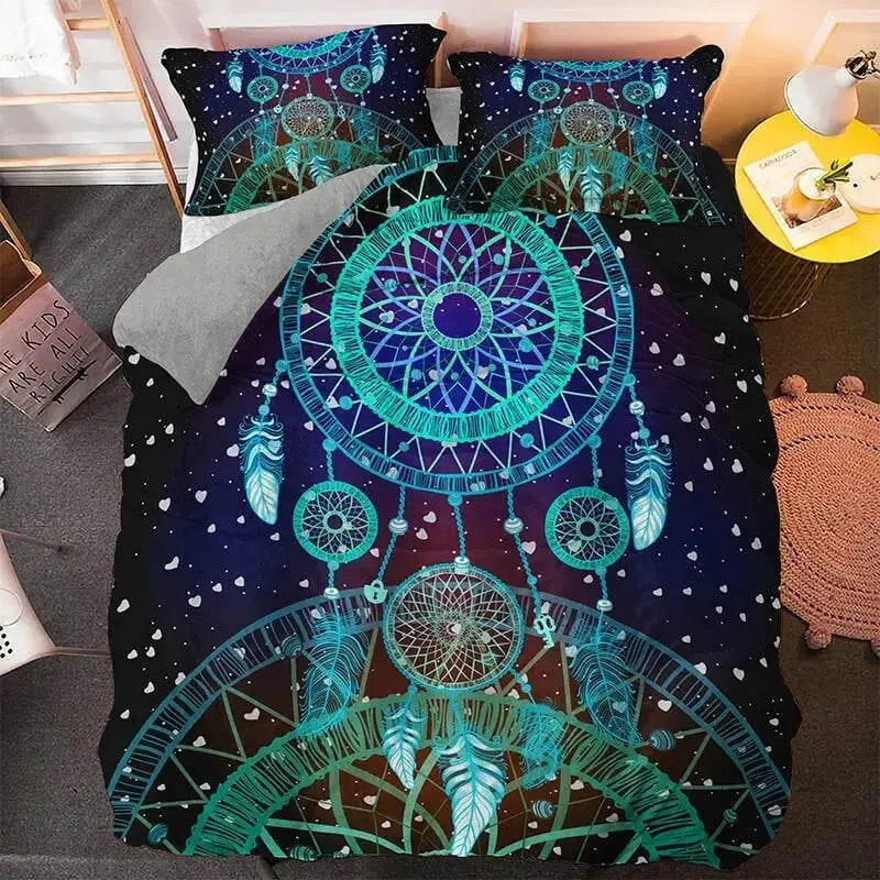 Mystrical Dream Catcher Duvet Cover Zirconic