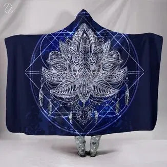 Psychedelic Hooded Blanket My Store