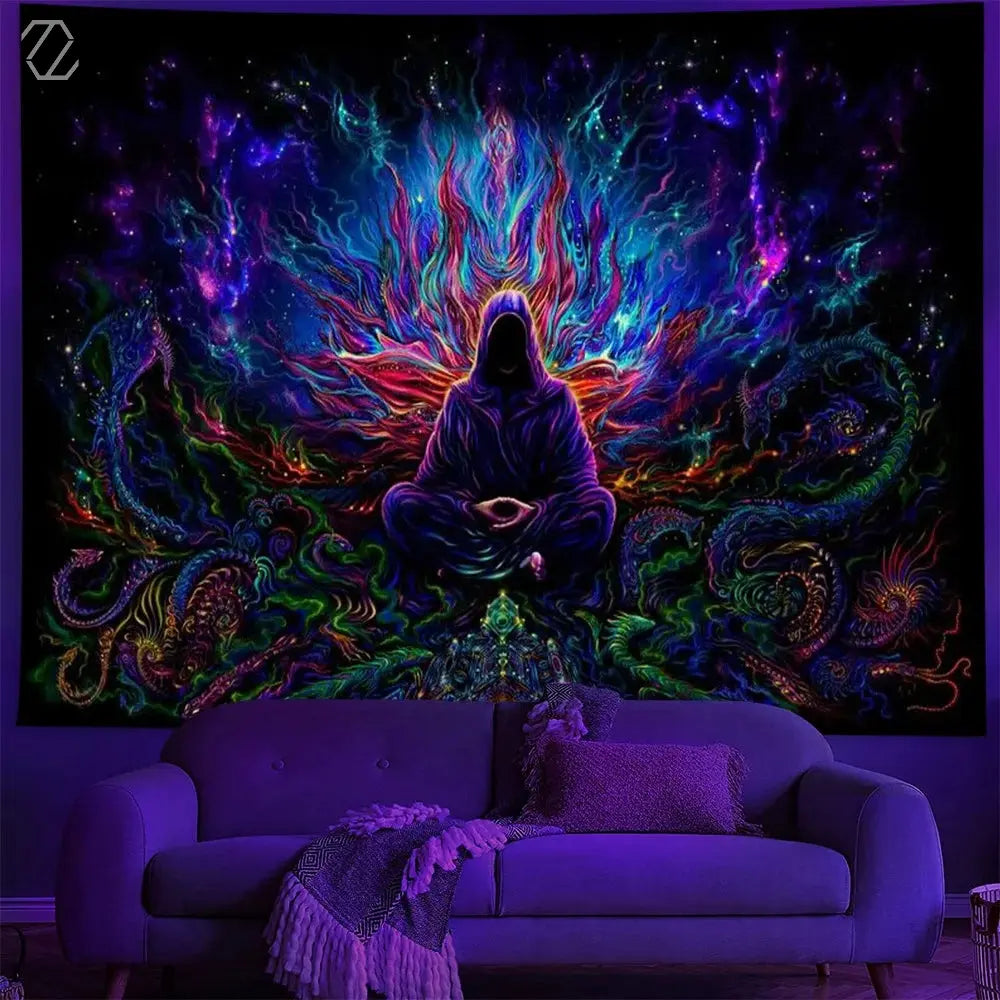 Psychedelic Yoga Tapestry My Store