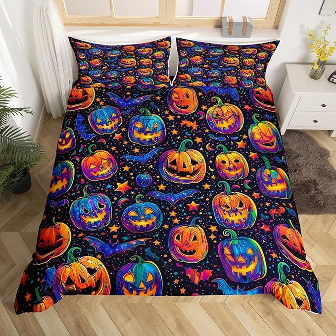 Pumpkin Patch Dreams – Halloween Quilt Cover for Kids