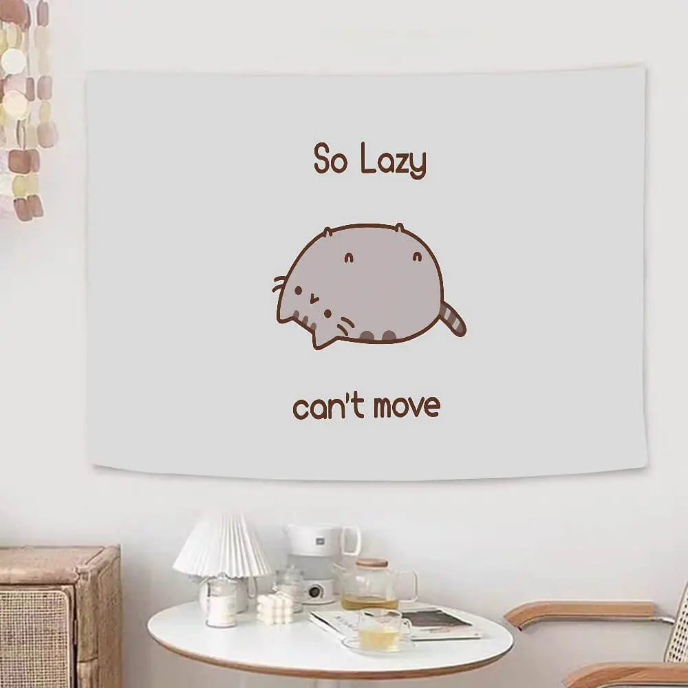 Pusheen Cat Tapestry
