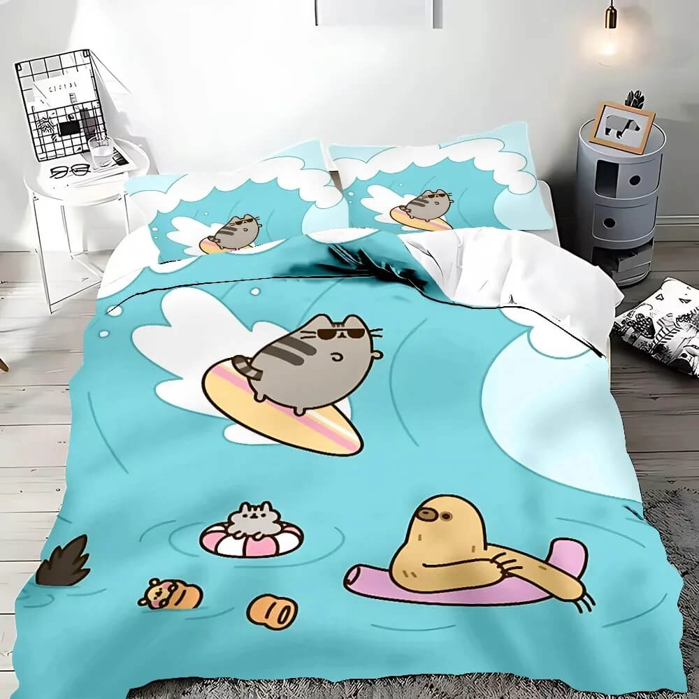 Cute Pusheen pillowcase design