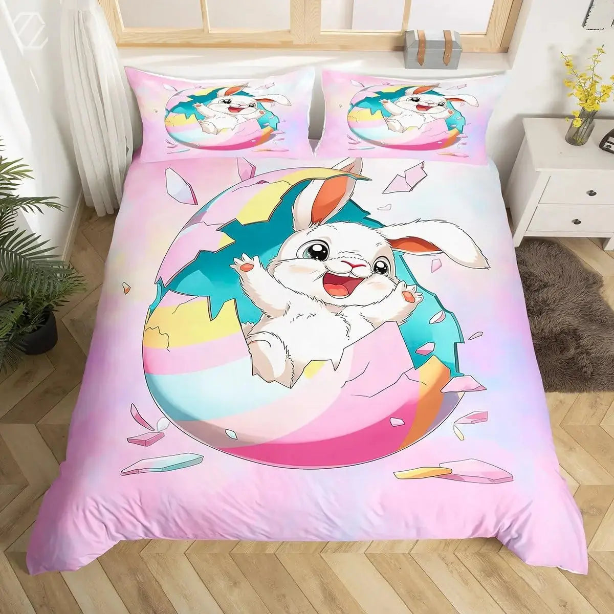 Rabbit Egg Duvet Cover My Store