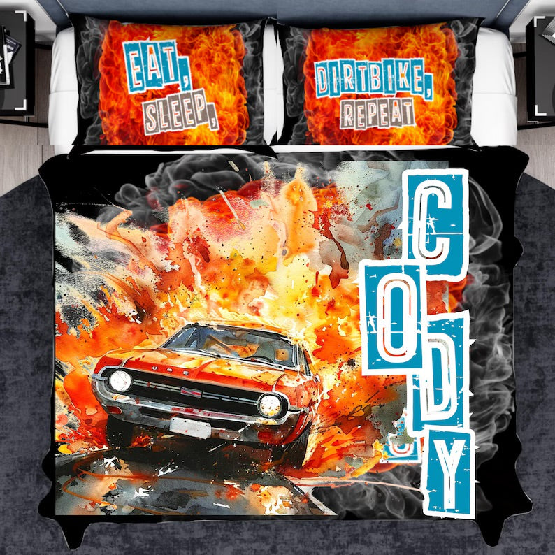 Racing Car Bedding for Kids