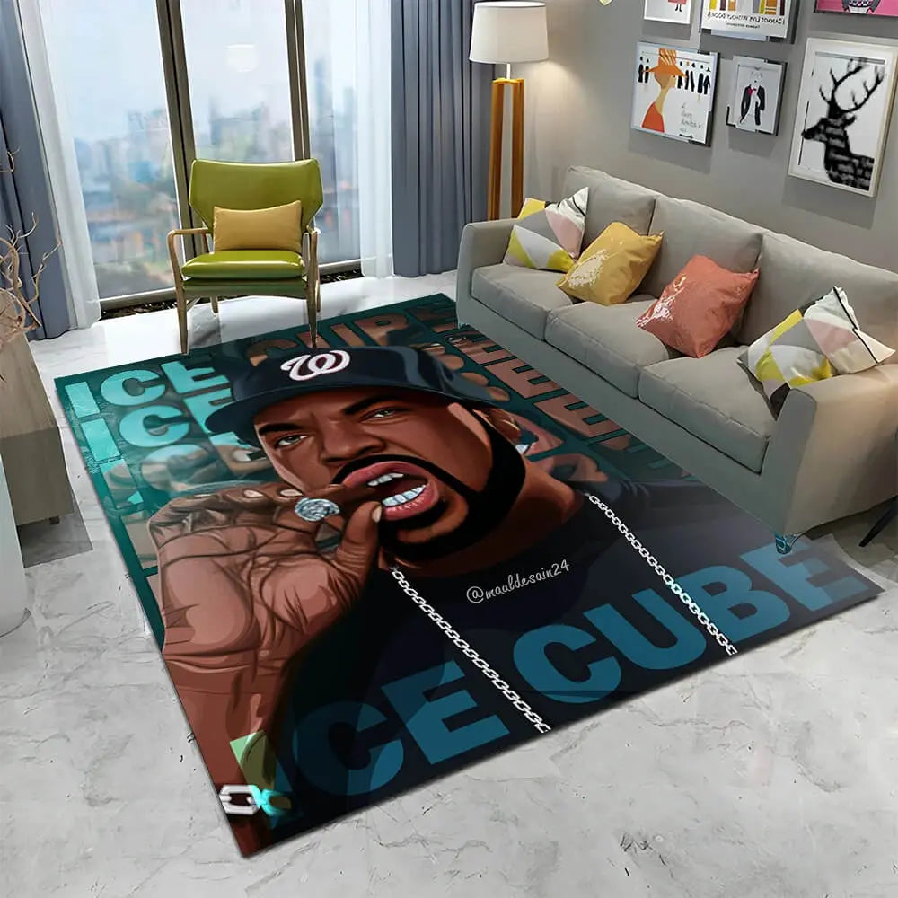 Rapper Legends Star Tupac Shakur Floor Mat