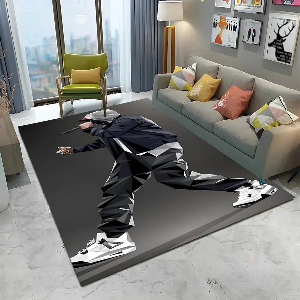 Rapper Legends Star Eminem Area Rug
