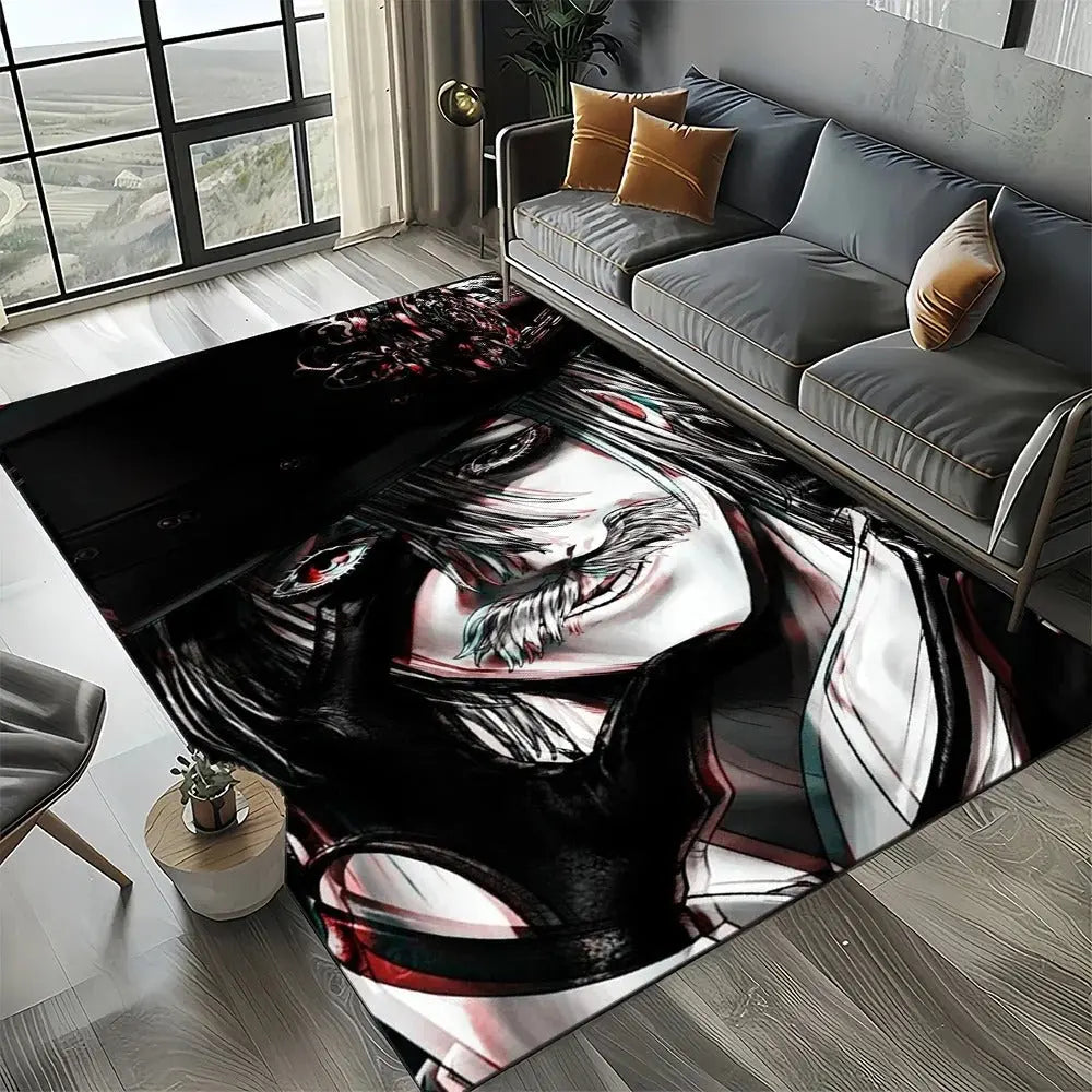 Record of Ragnarok rug in kids bedroom with anime-themed decor