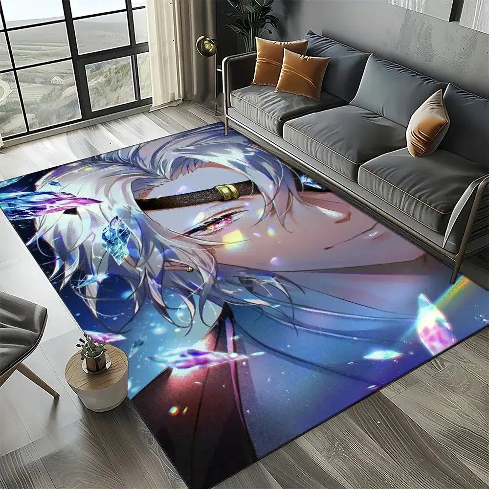 Anime rug for home decor with Record of Ragnarok design
