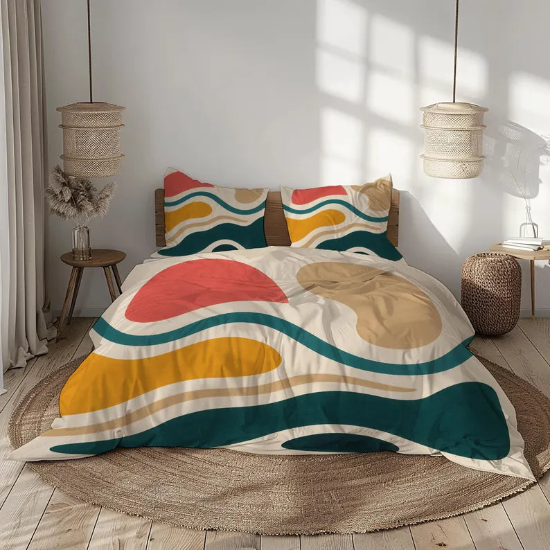 Retro 60s 70s Doona Cover Set