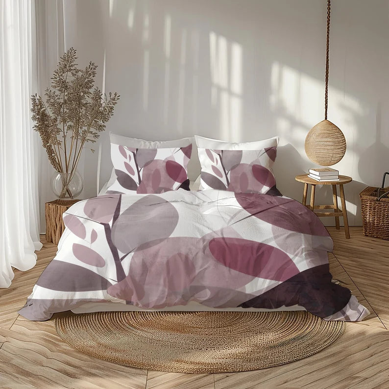 retro geometric doona cover