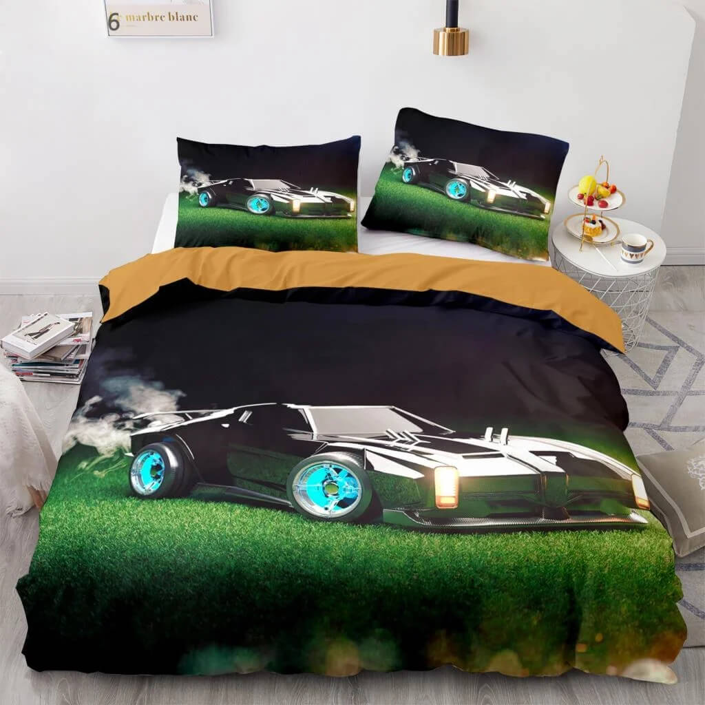 Rocket League bed set for game lovers room decor