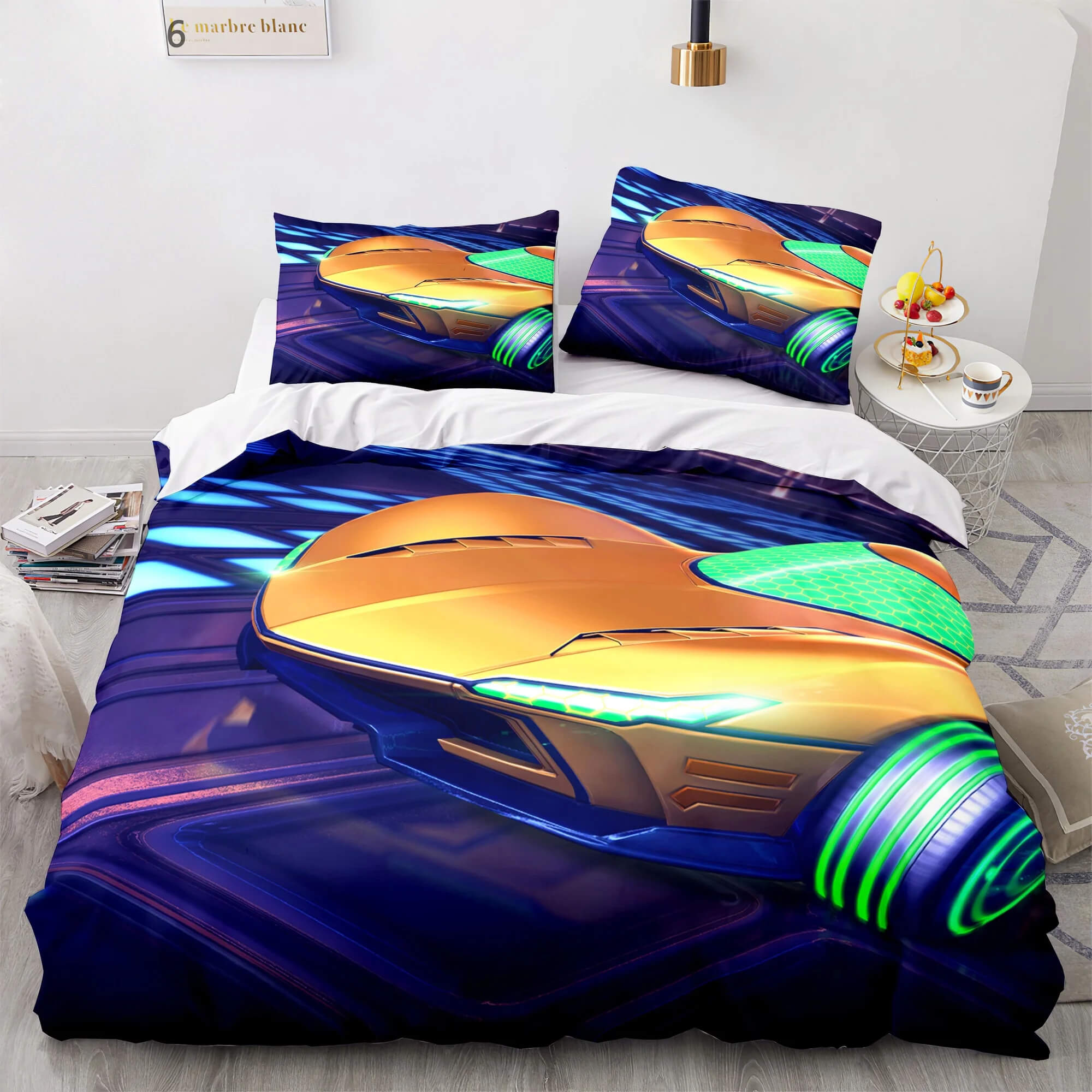 Rocket League duvet cover set for teens and adults