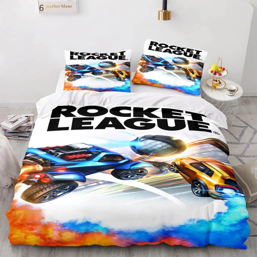 Rocket League car battle design doona cover
