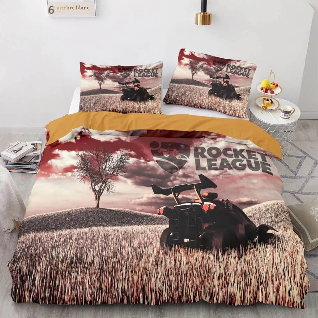 Kids Rocket League bedroom bedding comforter cover