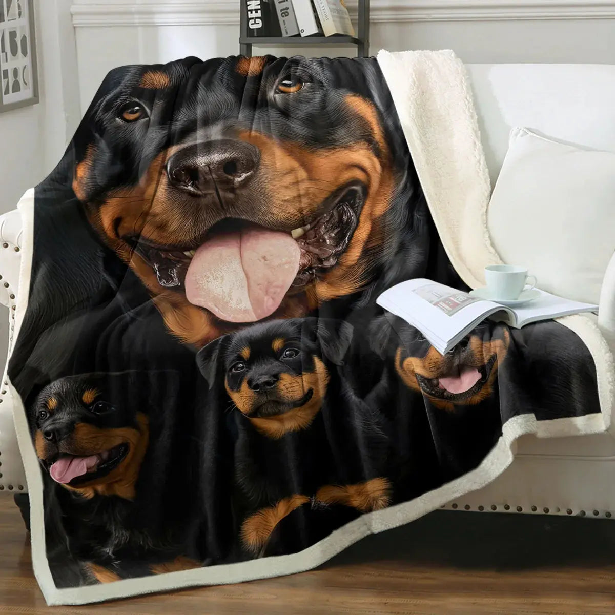 Rottweilers Throw Blanket My Store