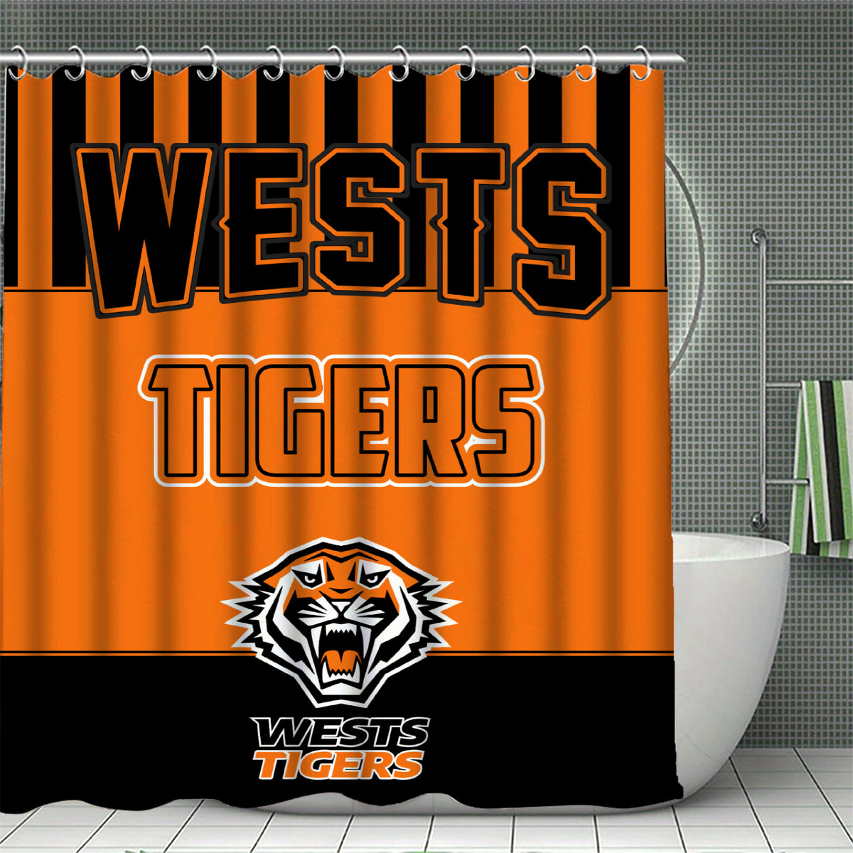 Rugby League home bathroom decor