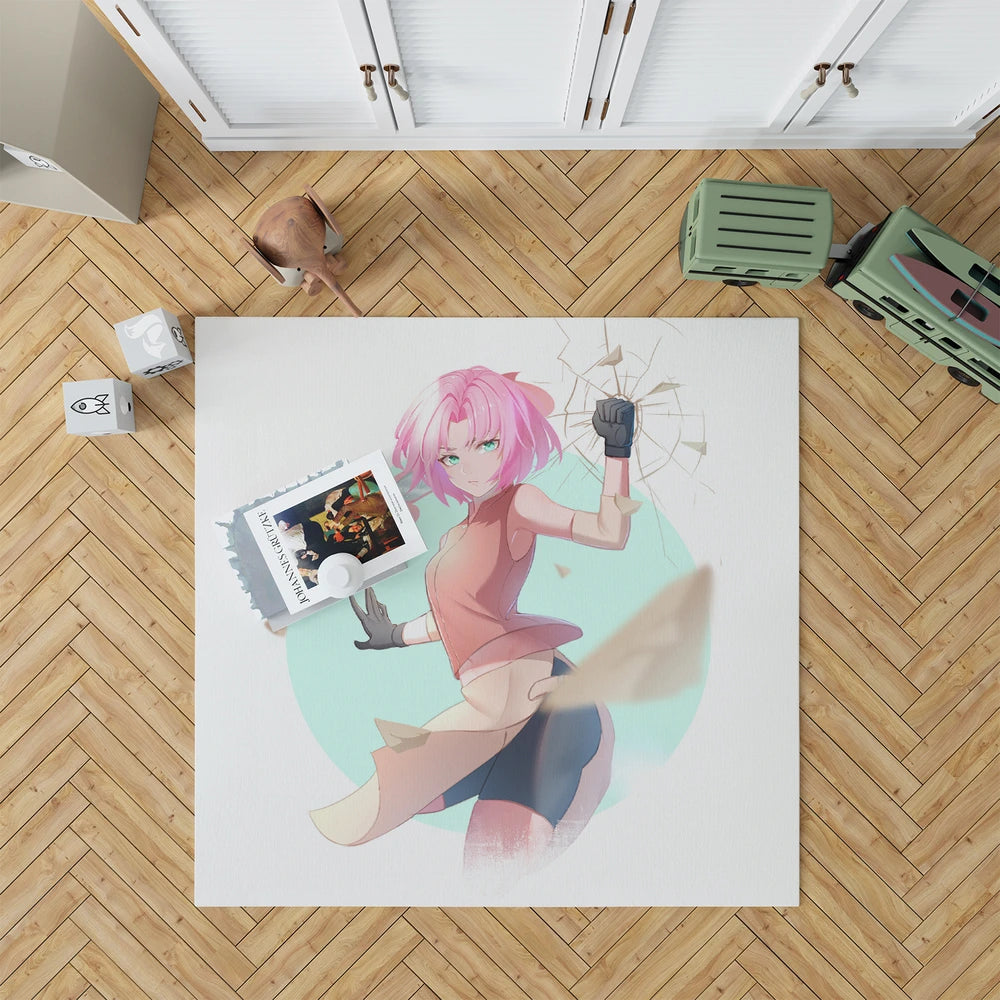 Sakura-Haruno-Naruto-Determined-Ninja-Anime-Rug