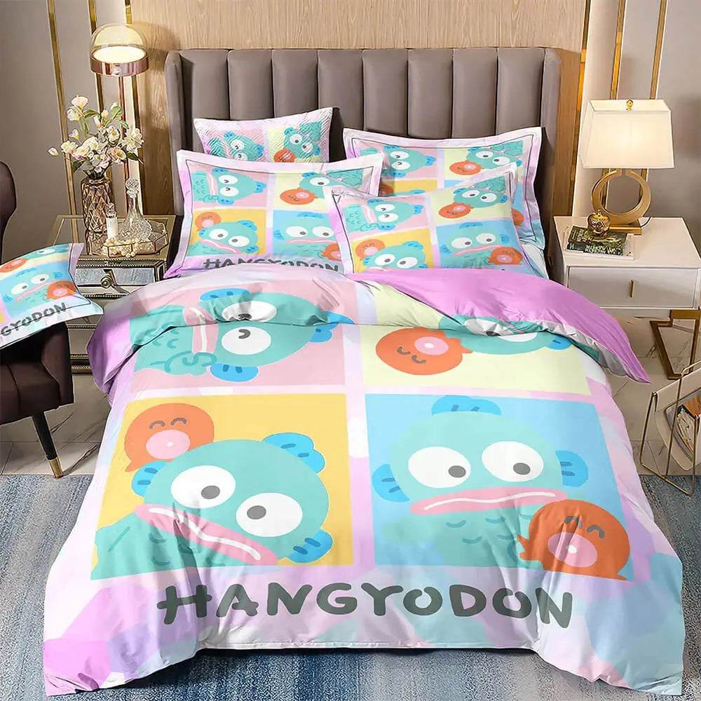 Sanrio Hangyodon Cartoon KIds Duvet Cover Zirconic