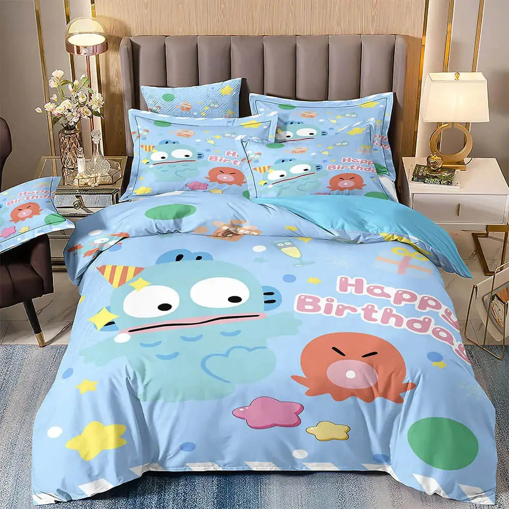 3D Sanrio Hangyodon Kids Doona Cover Zirconic