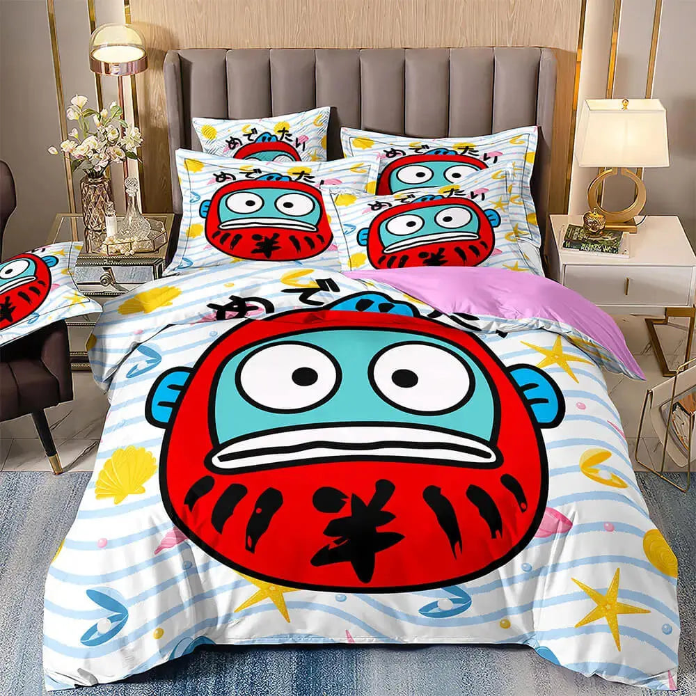 Sanrio Hangyodon Kids 3D Quilt Cover Zirconic