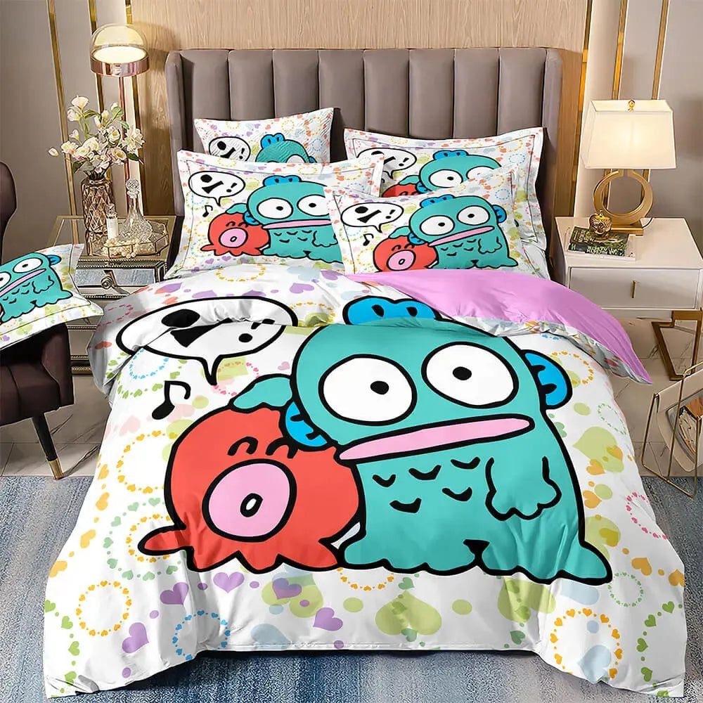 Sanrio Hangyodon Duvet Cover Zirconic