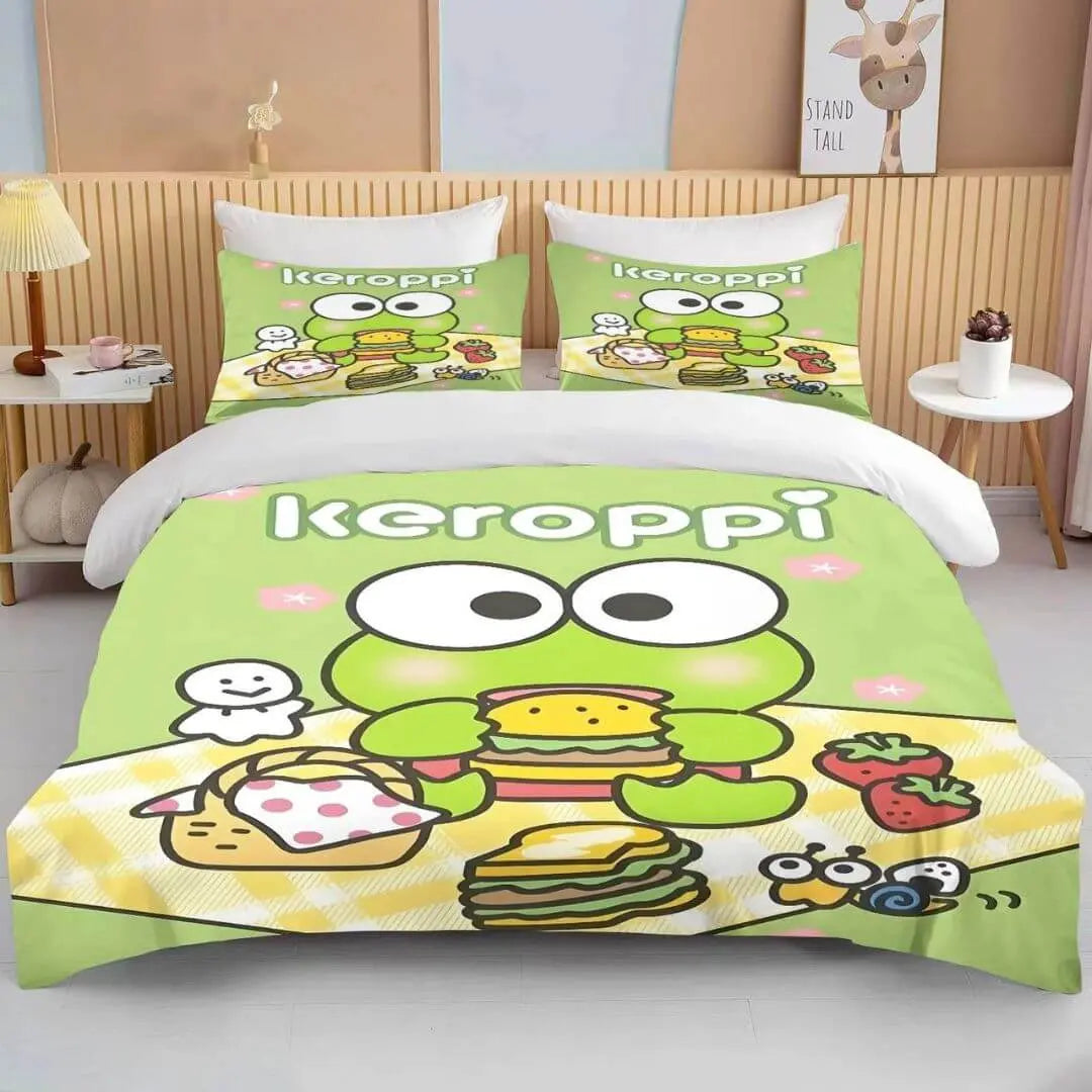 Sanrio Keroppi Quilt Cover