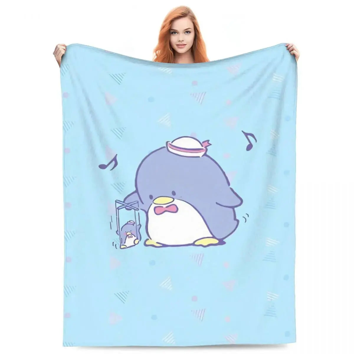 Sanrio Tuxedo Sam Kids Flannel Throw Blanket Zirconic