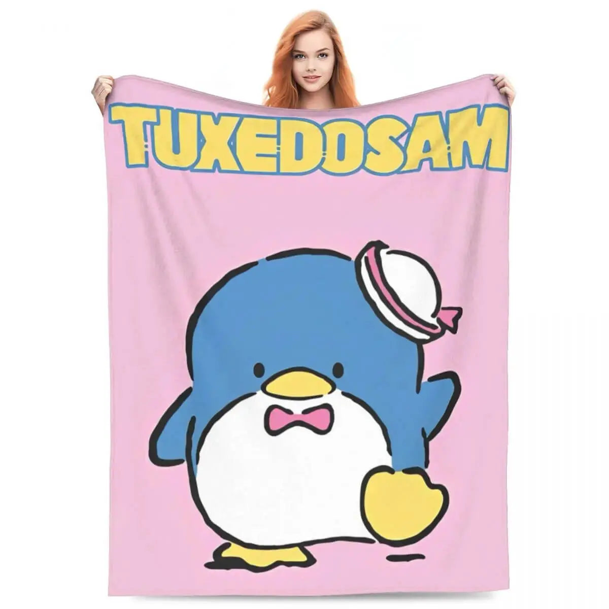 Sanrio Tuxedo Sam Kids Fleece Throw Blanket Zirconic
