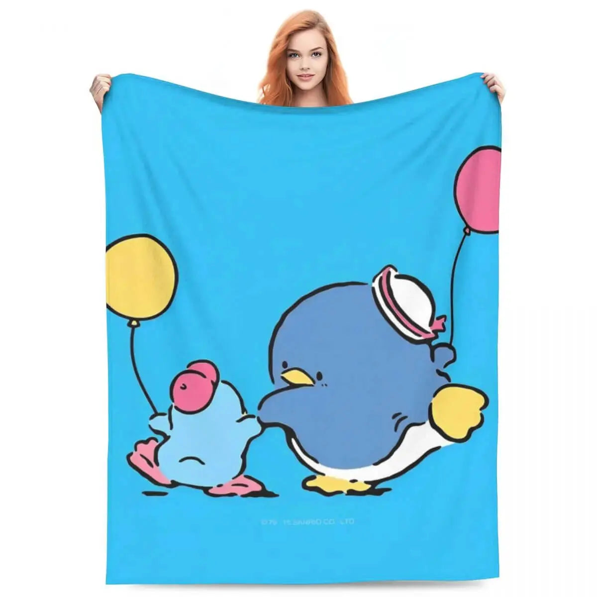 Sanrio Tuxedo Sam Cartoon Kids Fleece Throw Blanket Zirconic