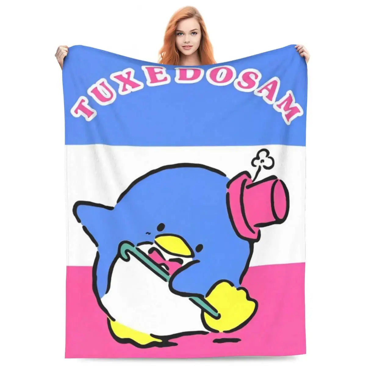 Sanrio Tuxedo Sam Throw Blanket Zirconic