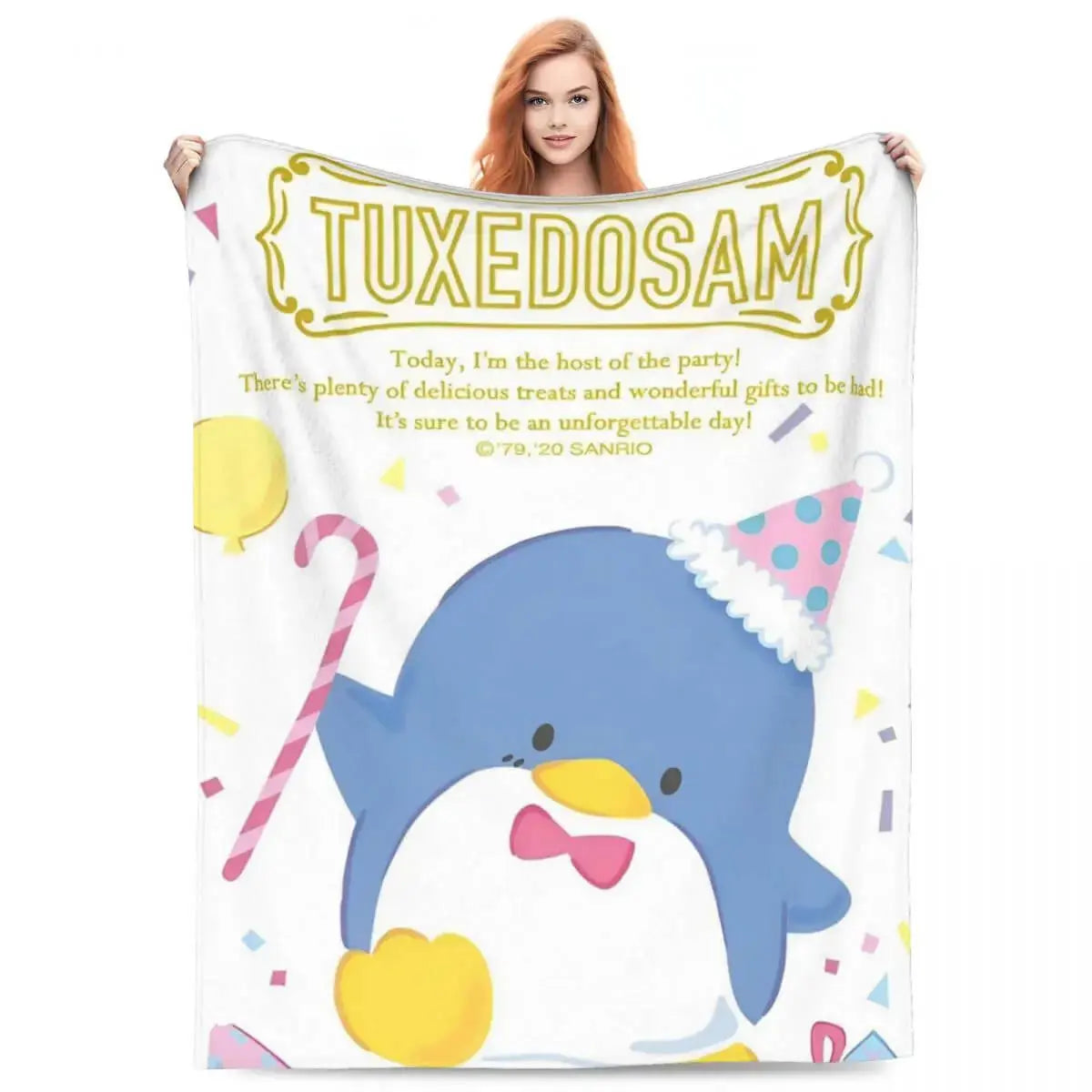 Sanrio Tuxedo Sam Kids Throw Blanket Zirconic