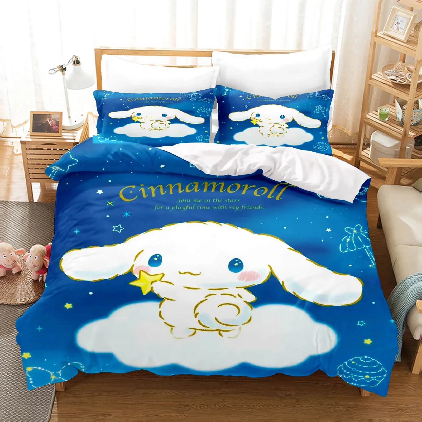 Sanrio Cinnamoroll Kids Duvet Cover Zirconic