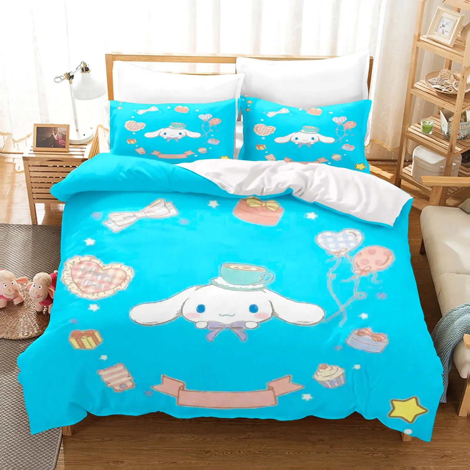 Sanrio Cinnamoroll Kids Quilt Cover Zirconic