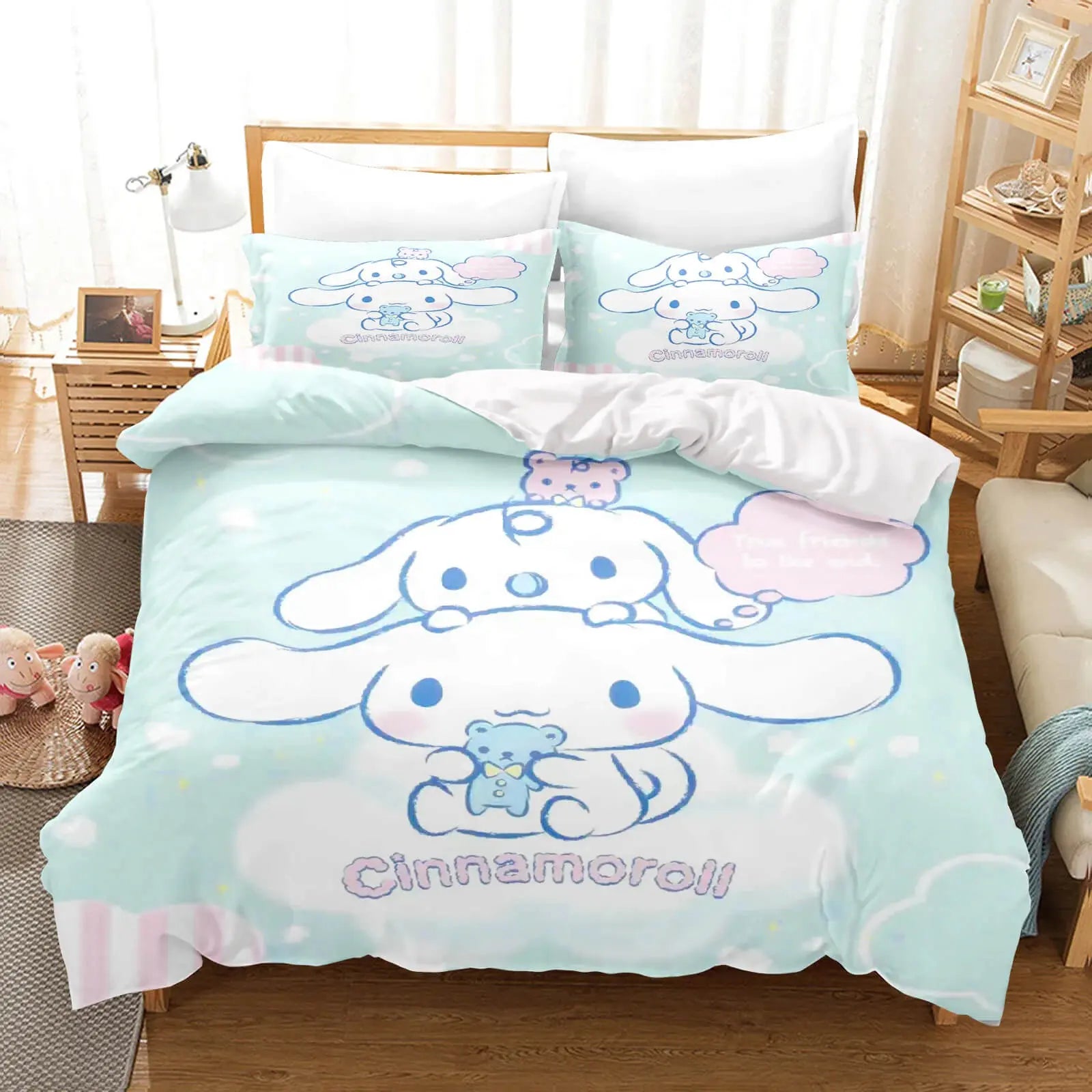 Sanrio Cinnamoroll Kids Quilt Cover Zirconic