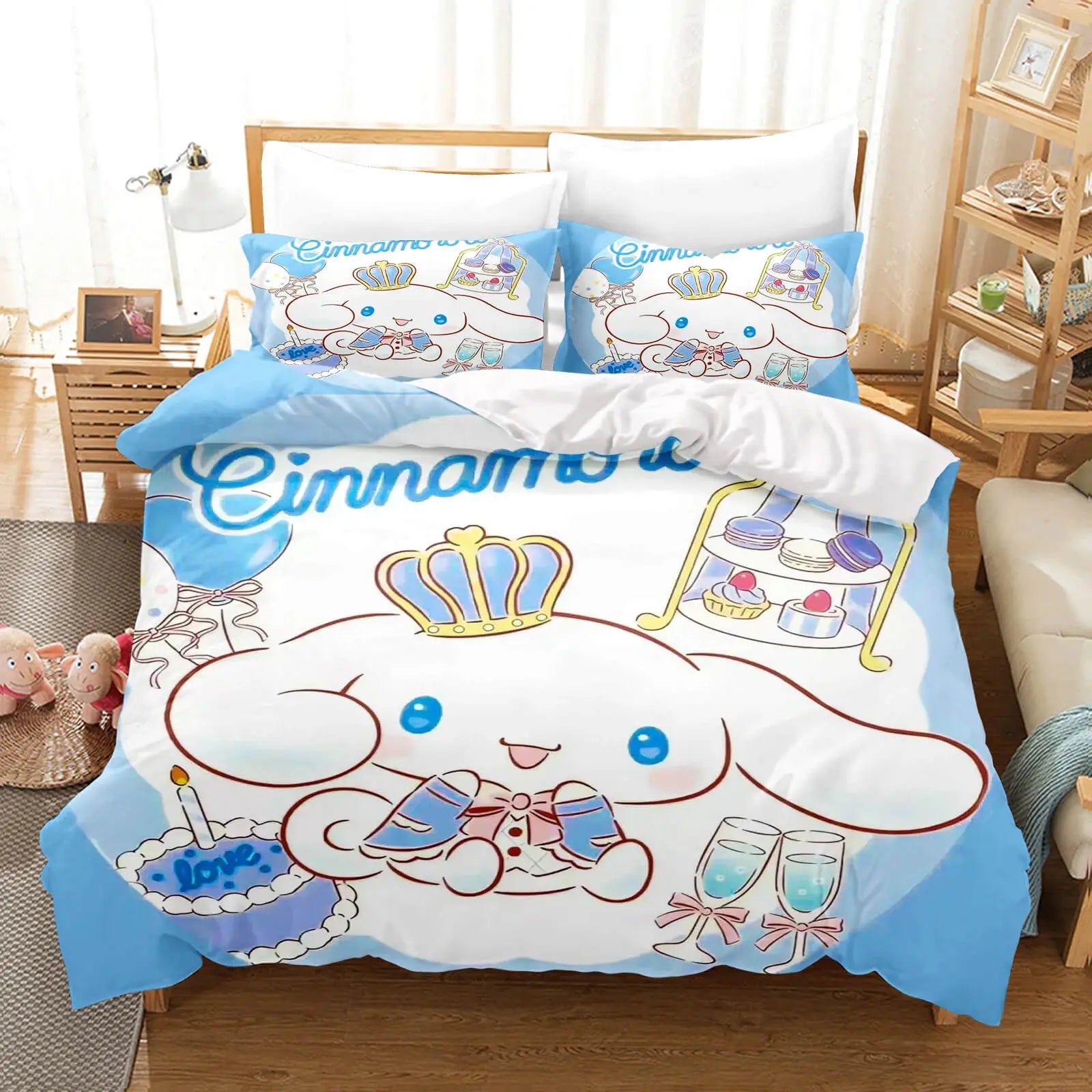 Sanrio Cinnamoroll Kids Bedding Cover Zirconic